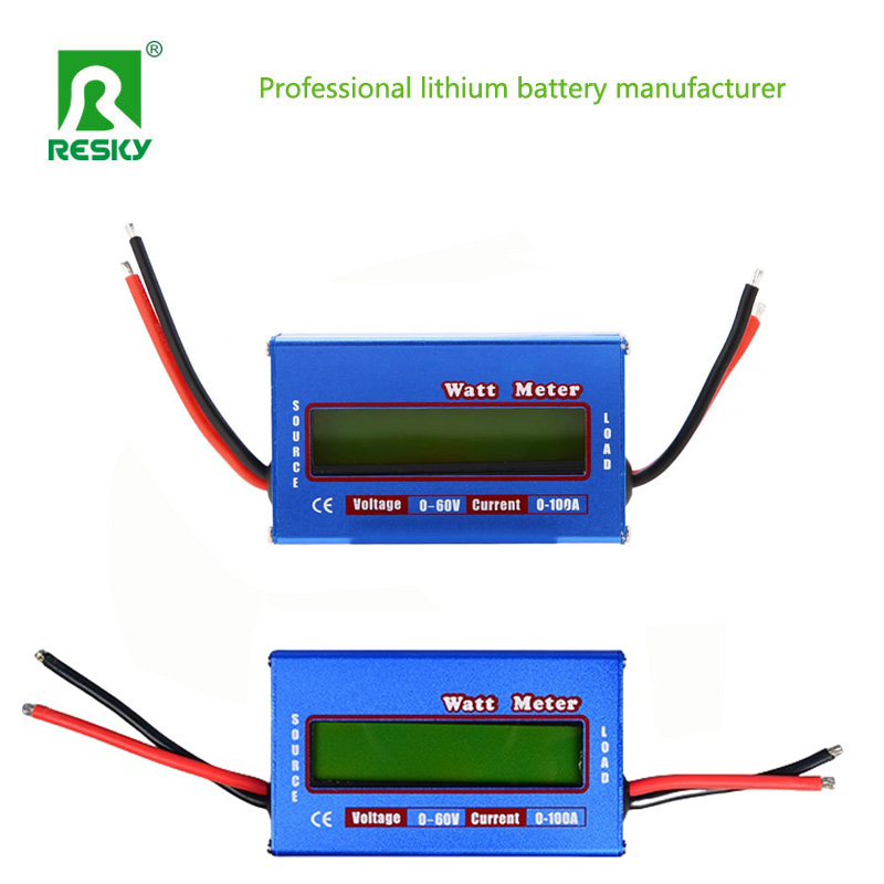 60V 100A RC Watt Meter Checker Balance Voltage Battery Power Analyzer ...
