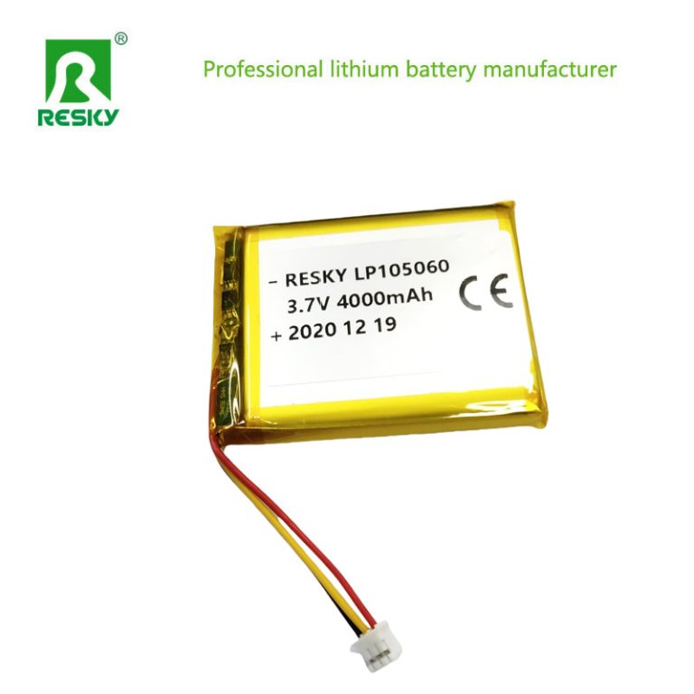 Solar battery 105060 3.7V 4000mAh Lithium Polymer Lipo Batteries For portable Bluetooth Speaker