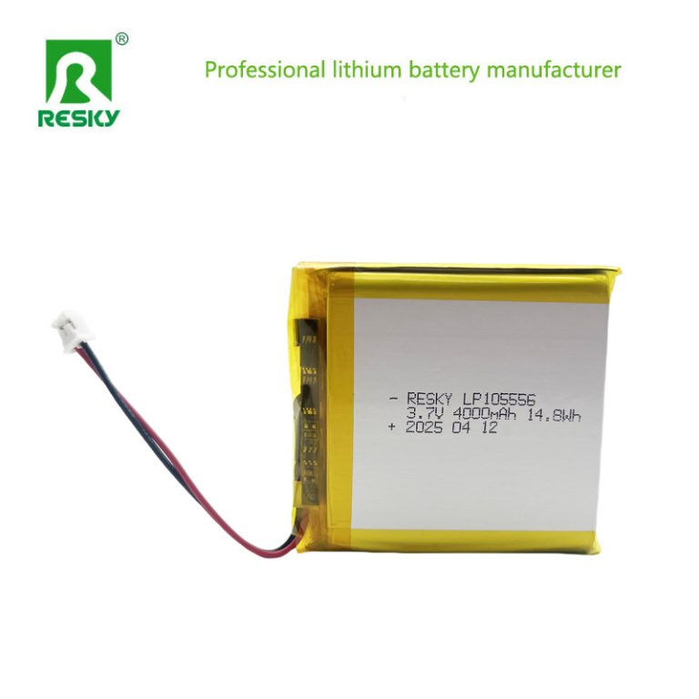 Lithium Ion Cell 105556 3.7v 4000mAh 14.8wh Rechargeable Lithium Ion Polymer Battery