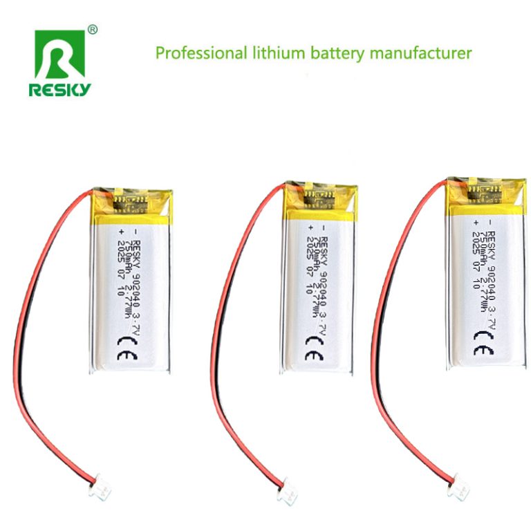 Rechargeable Li-Polymer Battery 102040 902040 3.7V 800mAh 850mAh power Lithium Battery Cell