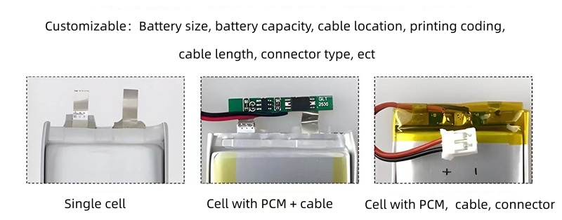 What's the customization services are available for lithium polymer ...