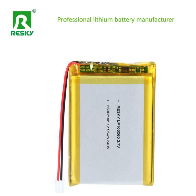 Lifepo4 battery cell LP105060 3.7V 3500mAh 12.95wh Solar Rechargeable Lipo Battery Pack