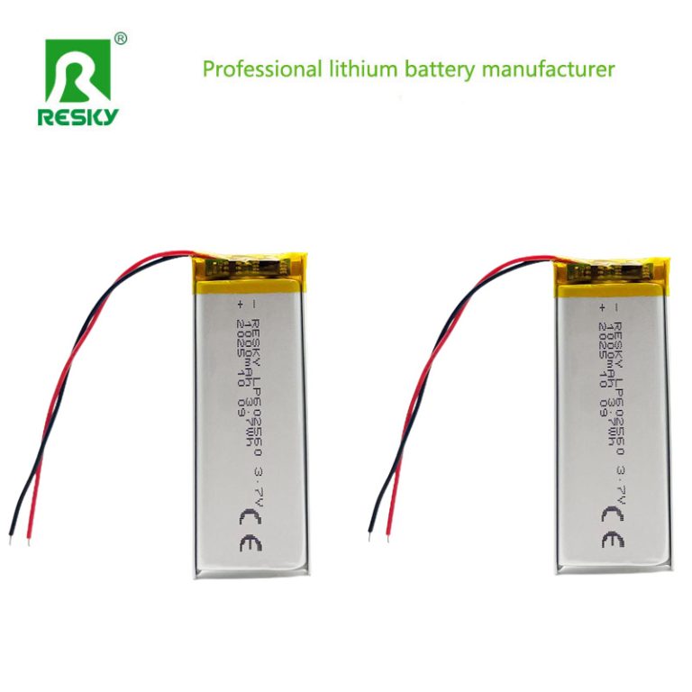 602560 3.7v 1000mAh 3.7wh rechargeable lithium polymer battery cell for GPS tracker