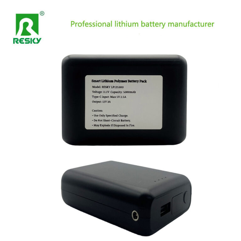 Rechargeable lithium polymer batteries 12V 5300mAh Lipo Battery for Heated Jackets