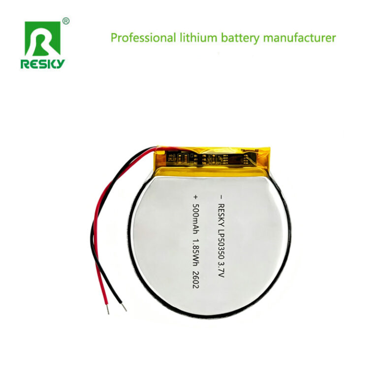 OEM round lipo battery cell 45350 3.7v 460mAh rechargeable lithium polymer batteries