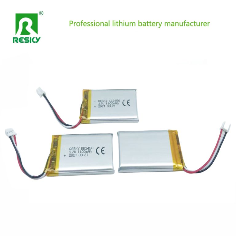 523450 553450 603450 3.7v 1000mAh 1100mAh 1200mAh lithium battery cell for GPS