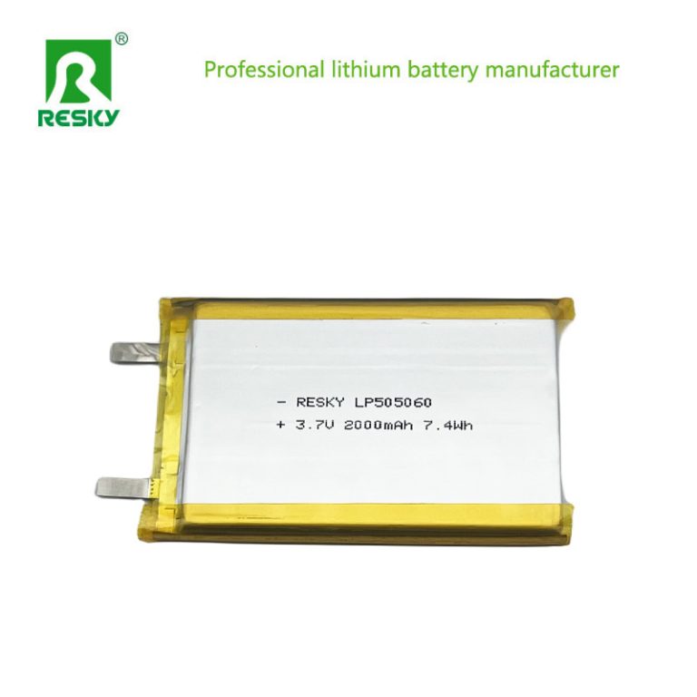 505060 3.7V 2000mAh lithium ion polymer battery cell